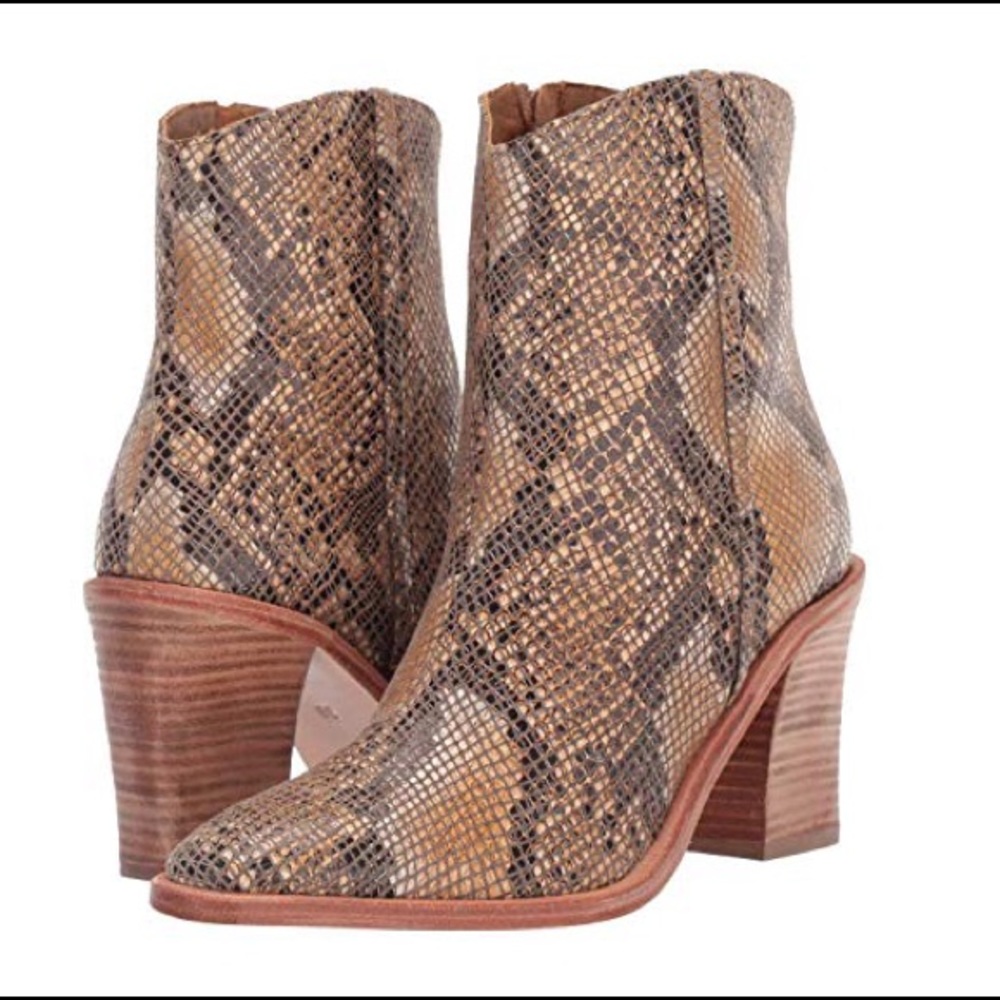 Snakeskin boots